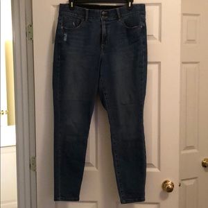 T3 light was skinny jeans from Lane Bryant